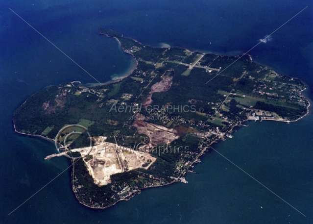 Kelly's Island Looking North in Ohio County, Michigan